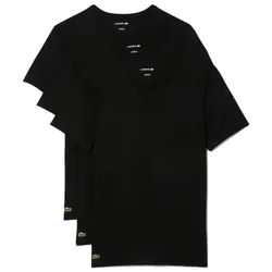 Set 3 Áo Thun Nam Lacoste Regular Tit TH9007 031 Tshirt Noir Màu Đen Size M