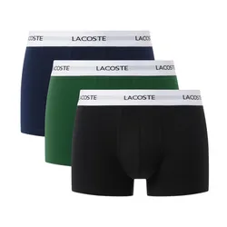 Set 3 Quần Lót Nam Lacoste 3-Pack Stretch Cotton Trunks 5H5150 EIN Màu Xanh Đen Size S