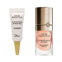 Set Dưỡng Da Dior Prestige (Micro-Huile De Rose Serum 5ml + Le Micro De Rose Yeux Eye 3ml)
