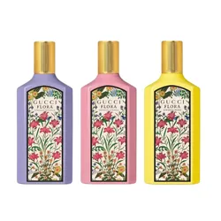 Set Nước Hoa Nữ Gucci Flora Eau De Parfum 3 Món (5ml x 3) - Hương Hoa Nữ Tính Sang Trọng, Phong Cách Cổ Điển, Quyến Rũ