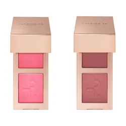 Set Phấn Má Hồng Patrick Ta 2in1 Double-Take Cream And Power Blush Duo (She's That Girl + She Goes To The Gym)
