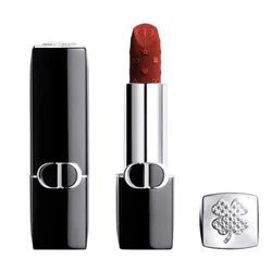 Son Dior Rouge Dior Couture Lipstick Velvet Limited Edition New Years 2026 Màu 806 Red Luck Đỏ Nâu Gạch