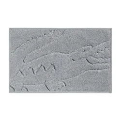 Thảm Sàn Lacoste Heritage Bath Rug Micro Chip Màu Xám Nhạt