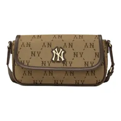 Túi Đeo Chéo MLB Diamond Monogram Jacquard NY Yankees 7ACRM046N-50BRS Màu Nâu