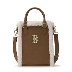 Túi Đeo Chéo MLB Kids Classic Monogram PU Embossed Mini Tote Bag 7ACRM0946-43CAS Màu Nâu