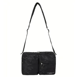 Túi Đeo Chéo Nam Acmé De La Vie Camouflage Square Cross Bag 25SS-ACBALGCMB-Black-OSFA Màu Đen/ Camo