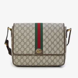 Túi Đeo Chéo Nam Gucci Medium Ophidia Crossbody Bag Màu Be