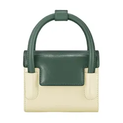 Túi Đeo Chéo Nữ Find Kapoor Mini Marty Crinkled Màu Xanh Be