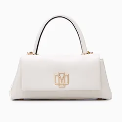 Túi Đeo Chéo Nữ Lyn Berlyn Top Handle Handbag - Light Beige L26CBWB001 Màu Trắng Kem