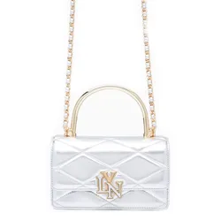 Túi Đeo Chéo Nữ Lyn Estella Mini Crossbody Bag - Silver L26CBWA146 Màu Bạc