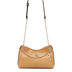 Túi Đeo Chéo Nữ Lyn Gastonica M Crossbody Bag - Light Brown L26CBWA155 Màu Nâu