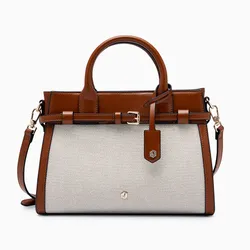 Túi Đeo Chéo Nữ Lyn Gem Infinite Top Handle M Handbag - Tan L26CBWA041 Nâu Xám