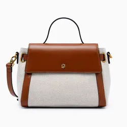 Túi Đeo Chéo Nữ Lyn Gem Infinite Top Handle S Handbag - Tan L26CBWA042 Màu Nâu Xám