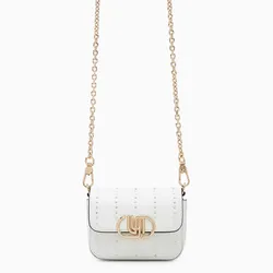 Túi Đeo Chéo Nữ Lyn Nova Infinite Mini Crossbody Bag - Off-White L26CBWA058 Màu Trắng
