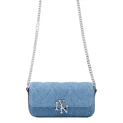 Túi Đeo Chéo Nữ Lyn Rexha Denim Crossbody Bag - Blue Variation 2 L26CBWA114 Màu Xanh Blue