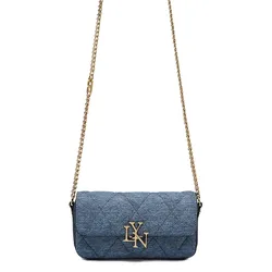 Túi Đeo Chéo Nữ Lyn Rexha Flap Phone Wallet On Chain - Blue Variation 2 LL24CWF039 Màu Xanh Blue