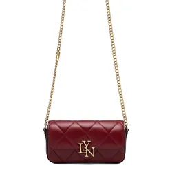 Túi Đeo Chéo Nữ Lyn Rexha Flap Phone Wallet On Chain - Dark Red LL24CWF039 Màu Đỏ