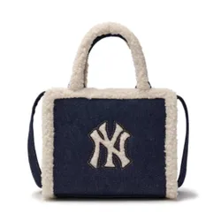Túi Đeo Chéo Nữ MLB Basic Mustang Small Tote Bag NY Yankees 3AORS0746-50NYD Màu Xanh Đậm