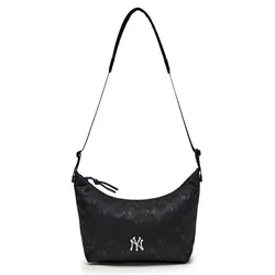 Túi Đeo Chéo Nữ MLB Dia Mono Sportive Hobo Bag New York Yankees Black 3ABQM025N-50BKS Màu Đen