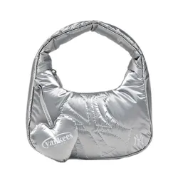 Túi Đeo Vai MLB Basic Sportive 3ABQSM16N 50SIS Màu Bạc