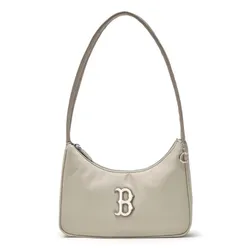 Túi Đeo Vai MLB Basic Sportive Hobo Bag Boston Red Sox Sand 3ABQB045N-43SAS Màu Be