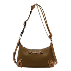 Túi Đeo Vai Nữ Lyn Arizonia Infinite Shoulder Bag L26CBWA084 Dark Green Màu Nâu Rêu