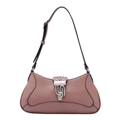 Túi Đeo Vai Nữ Lyn Bianca Infinite Shoulder Bag L26SBWA005 Dark Pink Màu Hồng