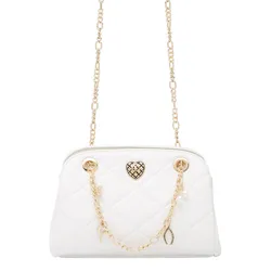 Túi Đeo Vai Nữ Lyn Casey Mini Shoulder Bag L26CBWA095 White Màu Trắng