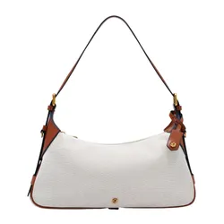 Túi Đeo Vai Nữ Lyn Gem Infinite M Shoulder Bag L26CBWA043 Tan Màu Trắng/Nâu