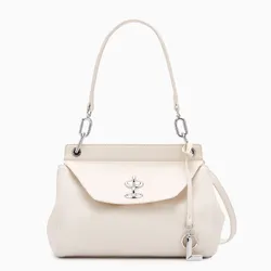 Túi Đeo Vai Nữ Lyn Jardin Top Handle S Handbag - Ivory L26CBWC004 Màu Trắng Kem