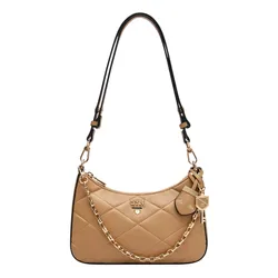 Túi Đeo Vai Nữ Lyn Re-Edit Rosee Emb S Shoulder Bag L26CBWA122 Brown Màu Nâu