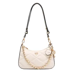Túi Đeo Vai Nữ Lyn Re-Edit Rosee Quilt S Shoulder Bag L26CBWA123 Ivory Màu Trắng