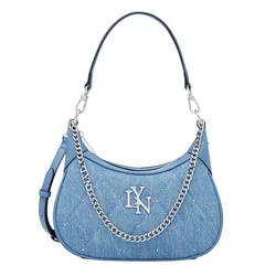 Túi Đeo Vai Nữ Lyn Rexha Denim Mini Shoulder Bag Blue Variation 2 L26CBWA113 Màu Xanh