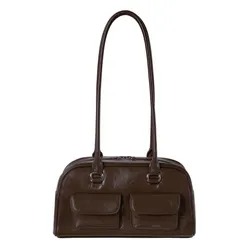 Túi Đeo Vai Nữ Stand Oil Chubby Bag Marron Màu Nâu