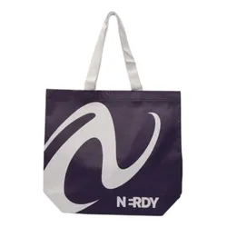 Túi Tote Nữ Nerdy Reusable Bag Dark Purple Màu Tím Đậm