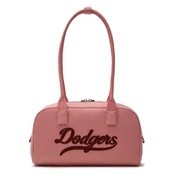 Túi Xách MLB Korea Varsity Culsive Denim Shoulder Bag LA Dodgers Pink 3ABQL054N-07PKD Màu Hồng