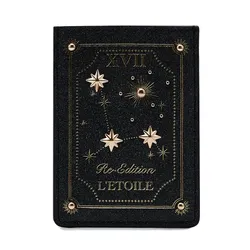 Ví Đựng Thẻ Nữ Lyn Astor Card Holder Wallet - Glitter Black L25FWWA040 Màu Đen