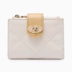 Ví Nữ Lyn Lana Infinite Short Wallet - Ivory L26CWWA011 Màu Trắng Kem