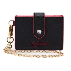 Ví Nữ Lyn Re Love Card Wallet On Chain - Black L26CWWA045 Màu Đen