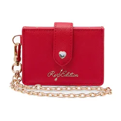 Ví Nữ Lyn Re Love Card Wallet On Chain - Red L26CWWA045 Màu Đỏ