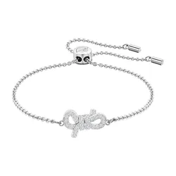 Vòng Đeo Tay Nữ Swarovski Crystal Lifelong Bow Bracelet Cry 5469983 Màu Bạc