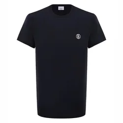 Áo Phông Nam Burberry Logo TB 8056176 Tshirt Màu Xanh Navy Size XS