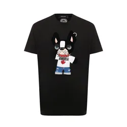 Áo Phông Nam Dsquared Cool Fit T-Shirt Màu Đen Size S