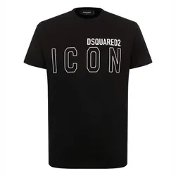 Áo Phông Nam Dsquared2 Icon S79GC0063 Tshirt Màu Đen Size S