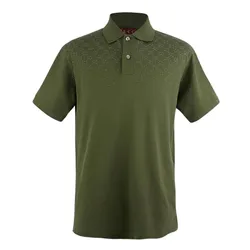 Áo Polo Nam Gucci Cotton Piquet With Crystals In Dark Green 815514 XJHEB 3266 Màu Xanh Size M