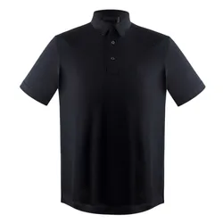 Áo Polo Nam Prada Classic Black Logo Embroidered Cotton UJN883 13MP F0002 Màu Đen Size S