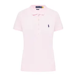Áo Polo Nữ Ralph Lauren Slim Short Sleeve 211870245003 Màu Hồng Size XS