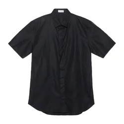 Áo Sơ Mi Nam Dior Black Short Sleeve Shirt With Black Bee Embroidery 733C510B1581 Màu Đen Size 38