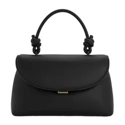 Balo Nữ Charles & Keith CNK Sammie Knotted-Handle Two-Way CK2-60271630 Màu Đen