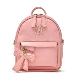 Balo Trẻ Em MLB&nbsp;Basic Pu Embo Mini Backpack New York Yankees 7ABKM036N-50PKL Màu Hồng
